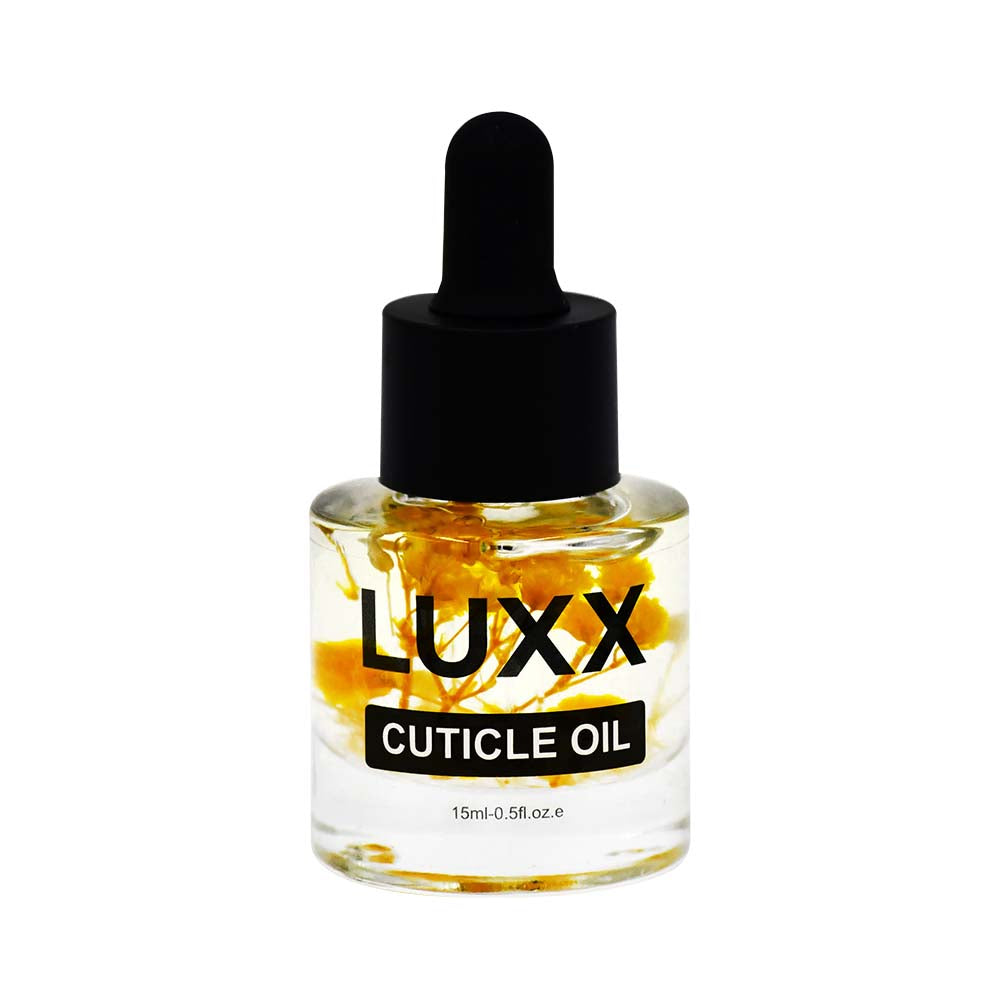 LUXX Cuticle Oil (Scented with Dried Flowers) 15ml Yellow American