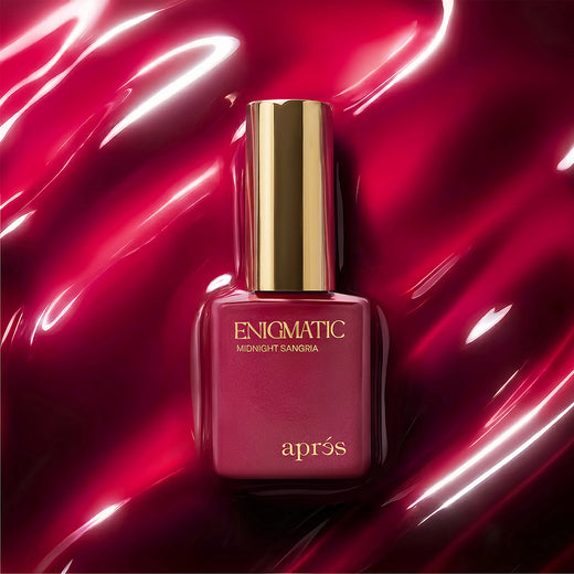 Apres Enigmatic Gel Couleur Polish J21 (10ml) Midnight Sangria - Jelly