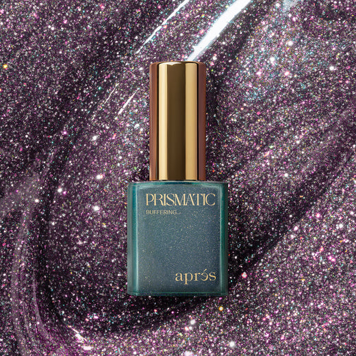 Apres Prismatic Gel Couleur Polish FG12 (10ml) Buffering... - Flash Glitter