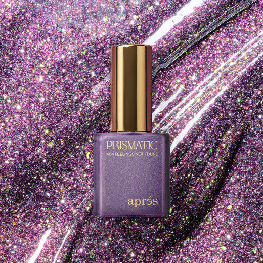 Apres Prismatic Gel Couleur Polish FG16 (10ml) 404 Feelings Not Found - Flash Glitter