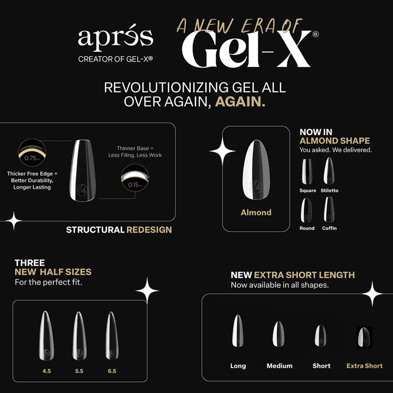 Gel-X® Sculpted Square Medium Refill Bag – Aprés Nail