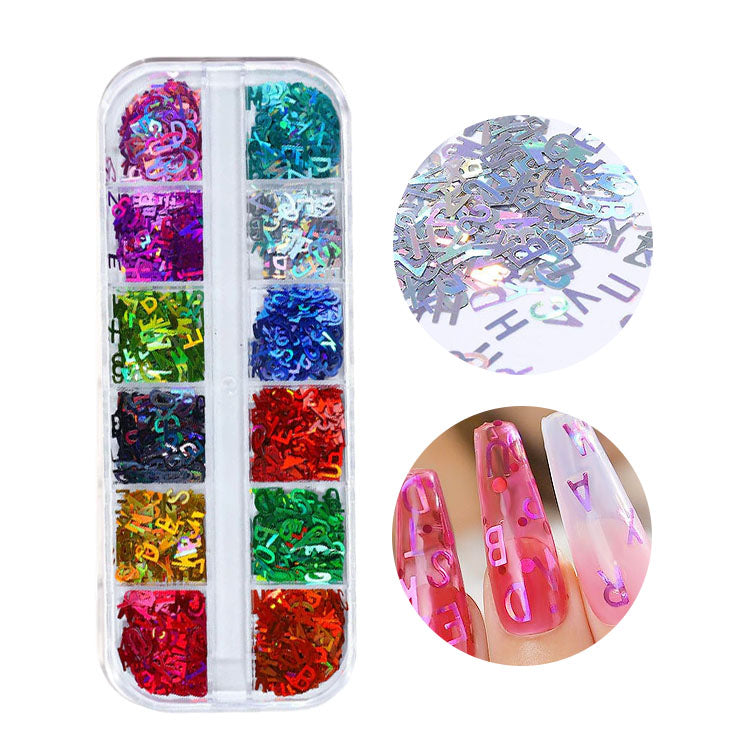 Letter Nail Art Stickers Number Nail Decals Nail Art Supplies Old English  Alphabet Nail Sticker Designs Holographic English Font Letters Stickers for  Acrylic Nails Decorations (8 Sheets) : Amazon.in: Beauty