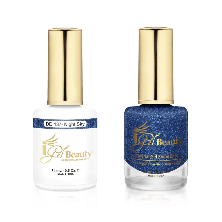Dd137 Color IGel DD137 Gel Polish & Lacquer Duo (15ml) Night Sky – American Beauty ...